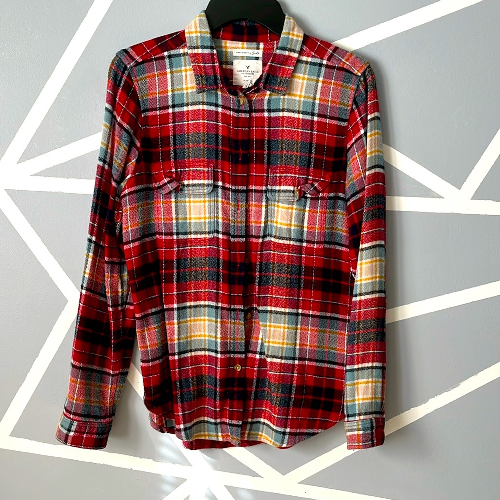 Cozy American Eagle Woman’s Flannel